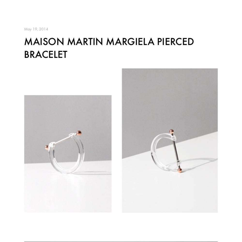 Maison Martin Margiela MM6 Pierced Bracelet